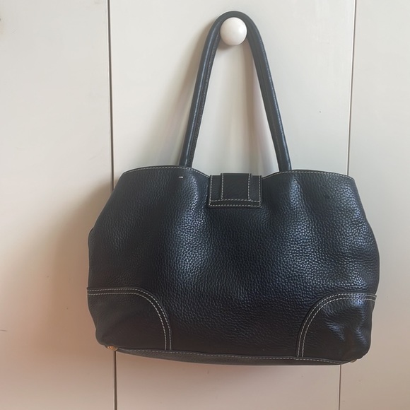 - Dolce and gabbana d ring black leather tote - Picture 6 of 16